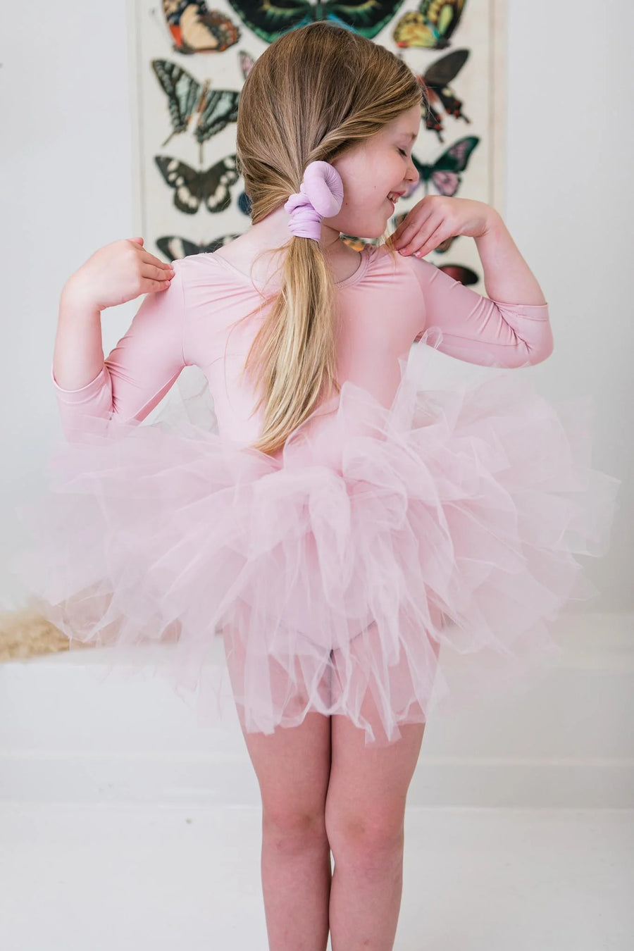 (PRE-ORDER) MILA + ROSE 3/4 SOLID TUTU LEOTARD | MULTIPLE COLORS