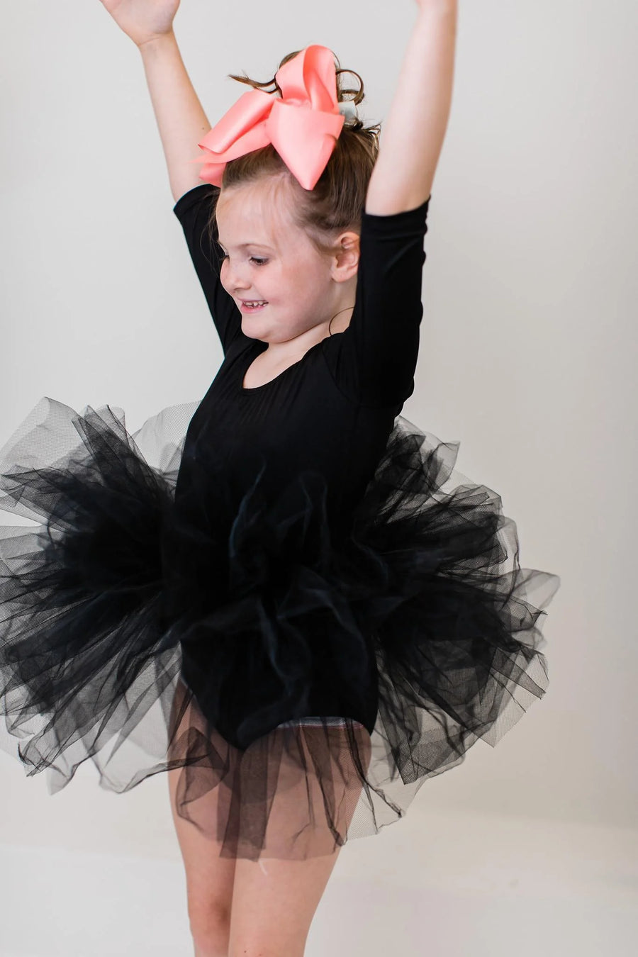 (PRE-ORDER) MILA + ROSE 3/4 SOLID TUTU LEOTARD | MULTIPLE COLORS