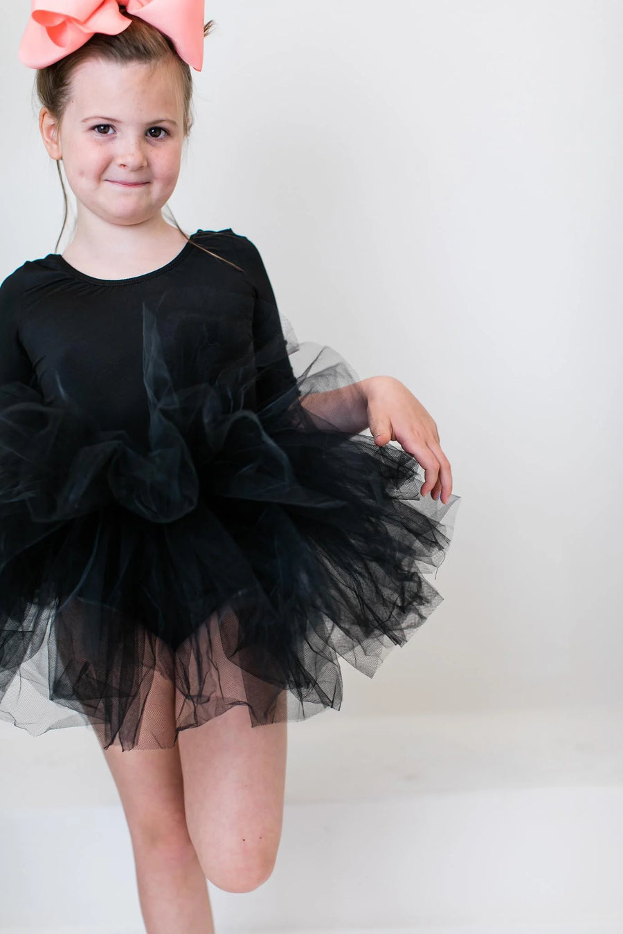 (PRE-ORDER) MILA + ROSE 3/4 SOLID TUTU LEOTARD | MULTIPLE COLORS