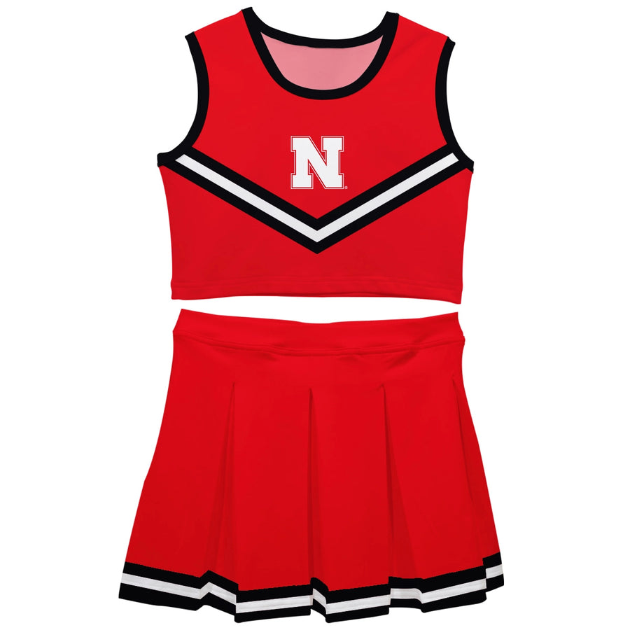 (PRE-ORDER) NCAA SLEEVELESS GIRLS CHEERLEADER SET | NEBRASKA, IOWA, IOWA STATE, CREIGHTON