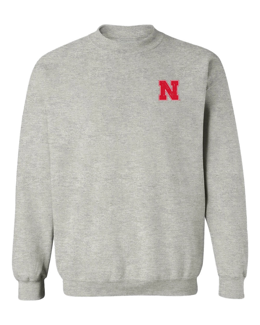 (PRE-ORDER) NCAA HAND SKETCHED WOMEN'S SWEATSHIRT | NEBRASKA, IOWA, IOWA STATE