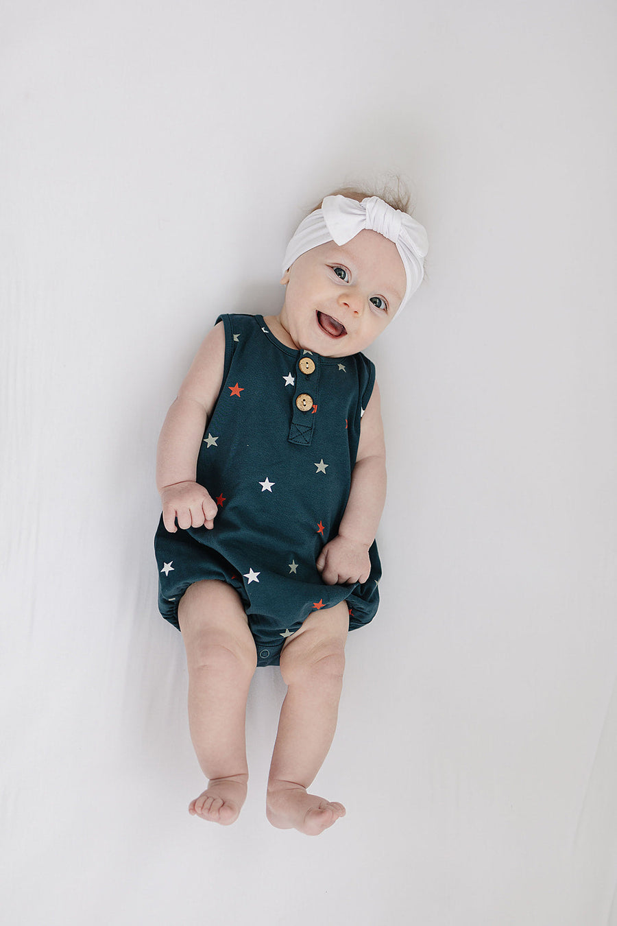 MEBIE BABY Stars Bubble Romper (COLLECTIVE)