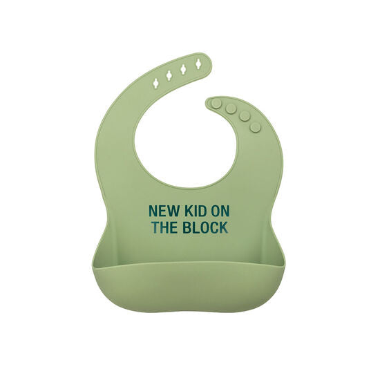 ABOUT FACE SILICONE BIB | NEW KID ON THE BLOCK