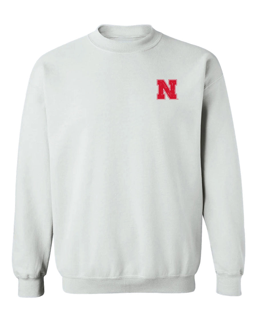 (PRE-ORDER) NCAA HAND SKETCHED WOMEN'S SWEATSHIRT | NEBRASKA, IOWA, IOWA STATE
