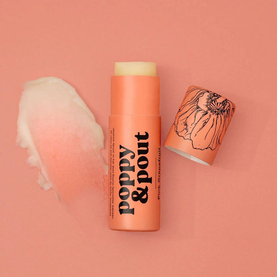 POPPY AND POUT LIP BALM | PINK GRAPEFRUIT