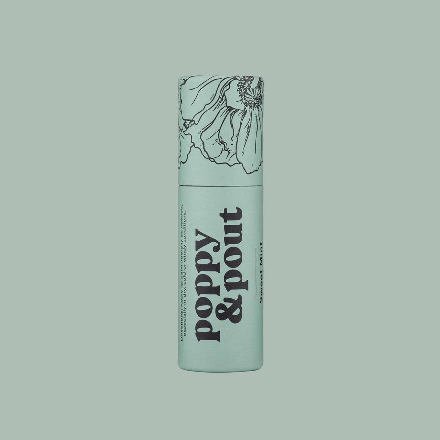 POPPY AND POUT LIP BALM | SWEET MINT