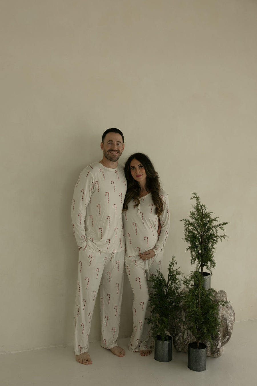 Women's Bamboo Pajamas | Candy Cane