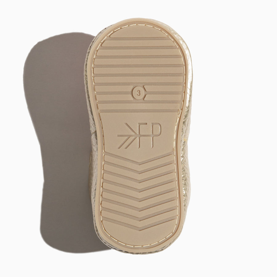 Platinum T-Bar Baby Shoe