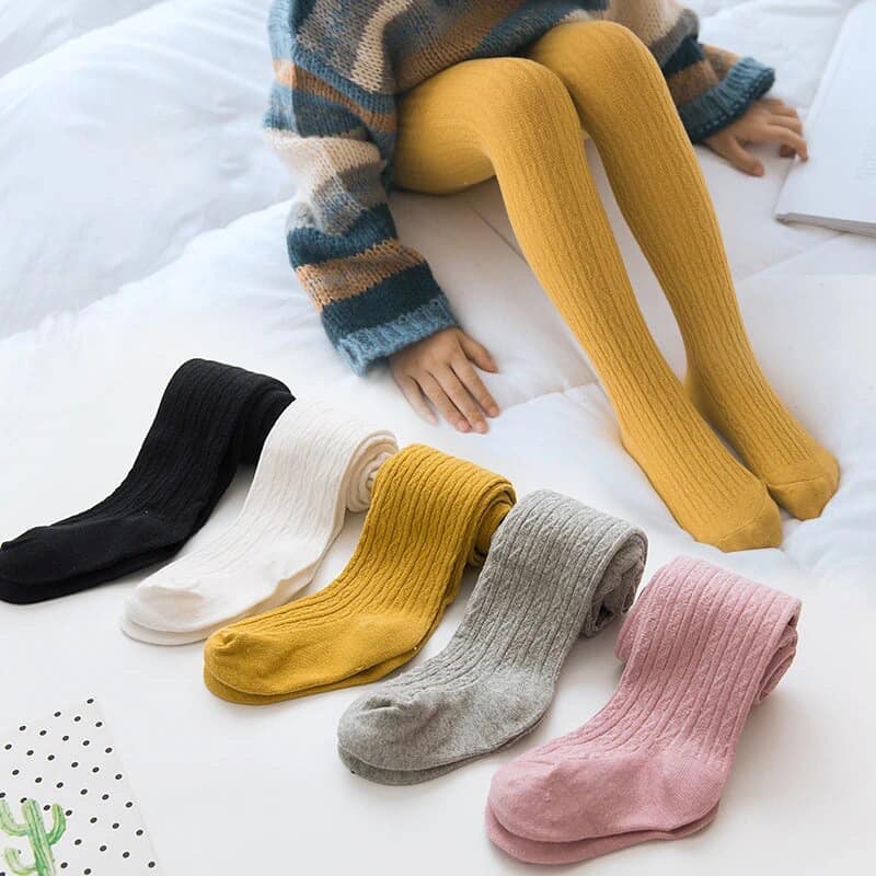 SOLID COLORED FULL LENGTH KNIT STOCKINGS| VARIOUS COLORS