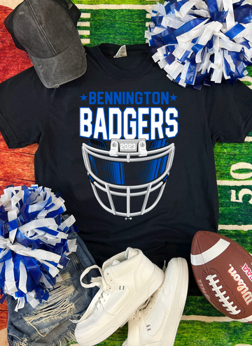 (PRE-ORDER) H+H FOOTBALL HELMET CUSTOM TEAM TEE | YOUTH SIZES