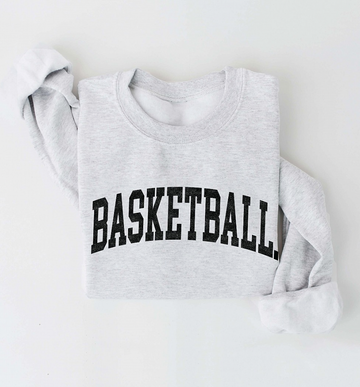 THE OC BASKETBALL SWEATSHIRT | WHITE HEATHER