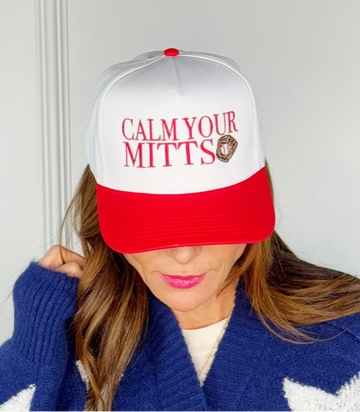 CALM YOUR MITTS BASEBALL HAT