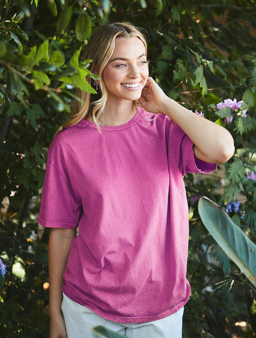 (PRE-ORDER) THE OC BASIC MINERAL WASH WOMEN'S TEE | VARIOUS COLORS