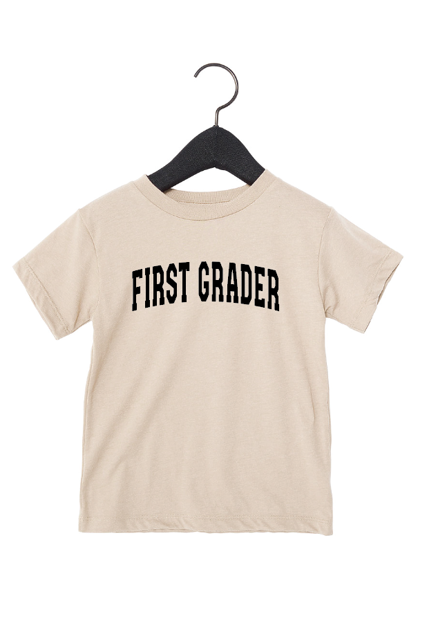 SAVED BY GRACE First Grader Varsity Tee (COLLECTIVE)