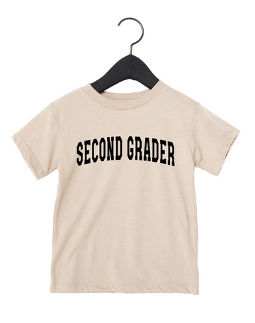 SAVED BY GRACE Second Grader Varsity Tee (COLLECTIVE)