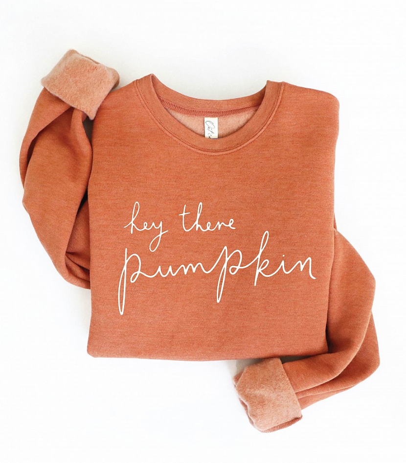 THE OC HEY THERE PUMPKIN GRAPHIC SWEATSHIRT