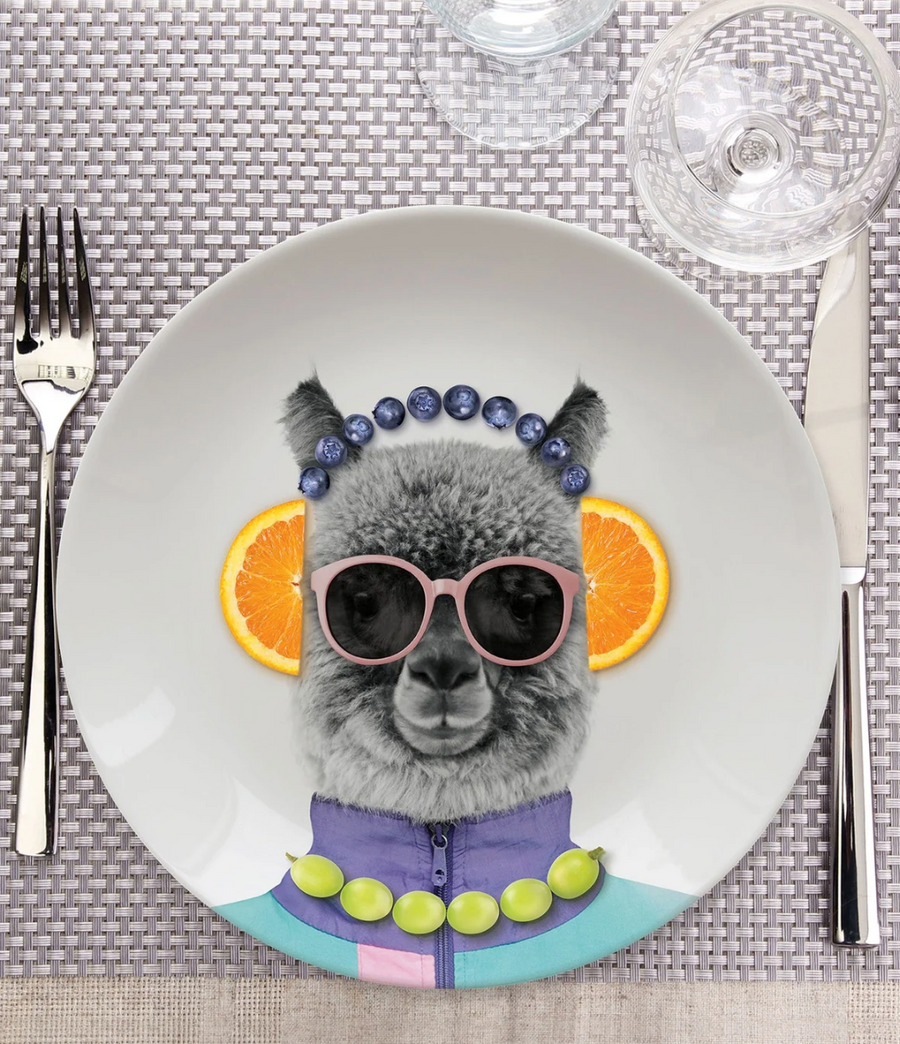 WILD DINING KID'S PLATE | ALPACA