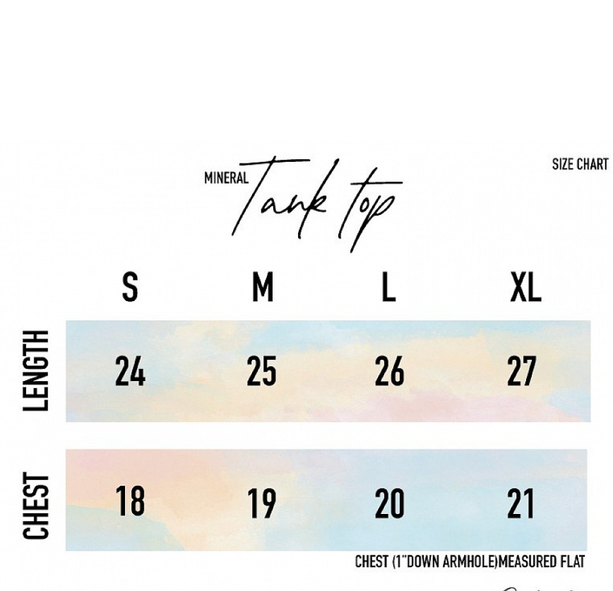 (PRE-ORDER) THE OC MINERAL WASH BASIC TANK | VARIOUS COLORS