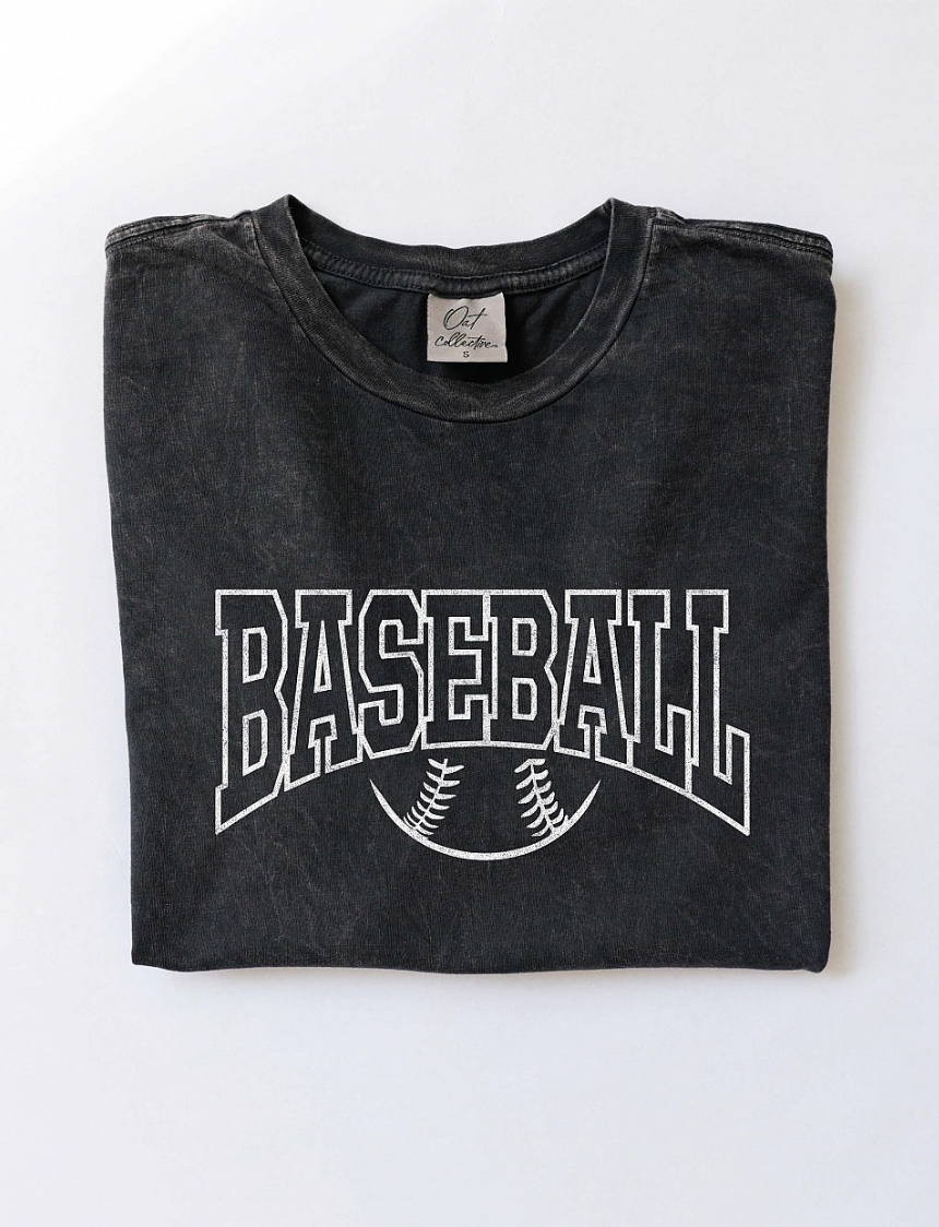 (PRE-ORDER) THE OC MINERAL WASH BASEBALL BALL TEE | VARIOUS COLORS