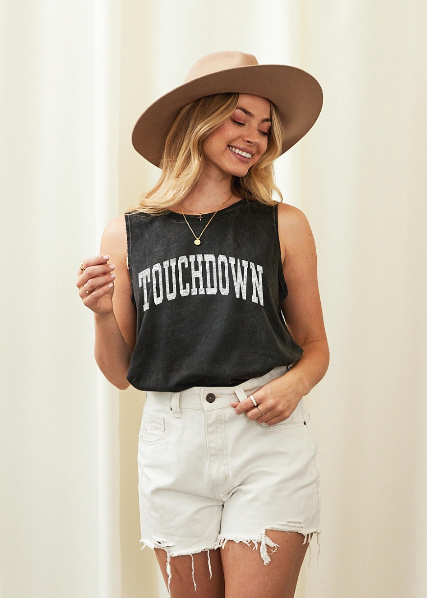 (PRE-ORDER) THE OC TOUCHDOWN MINERAL TANK TOP | VARIOUS COLORS