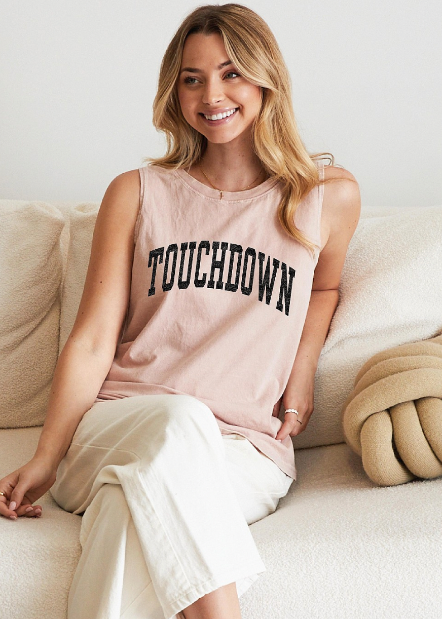 (PRE-ORDER) THE OC TOUCHDOWN MINERAL TANK TOP | VARIOUS COLORS