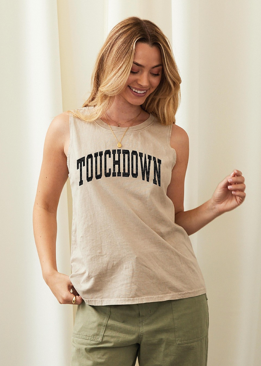 (PRE-ORDER) THE OC TOUCHDOWN MINERAL TANK TOP | VARIOUS COLORS