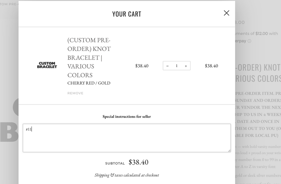 (CUSTOM PRE-ORDER) KNOT BRACELET | VARIOUS COLORS