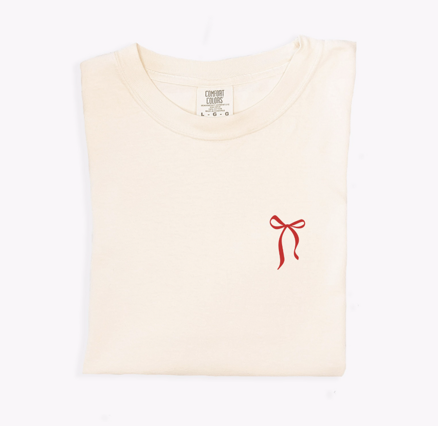 We Love…Front + Back Bow Tee