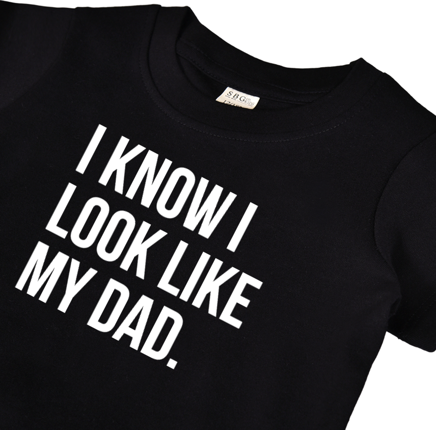 SAVED BY GRACE I know I look like my dad KIDS TEE (COLLECTIVE)
