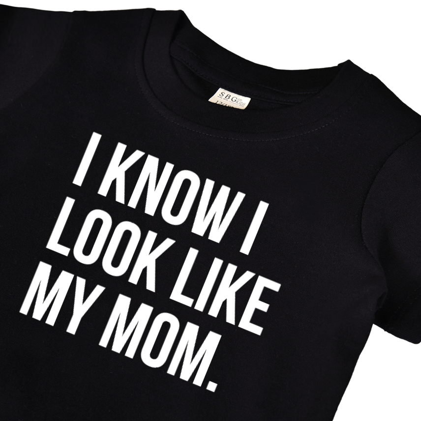 SAVED BY GRACE I know I look like my mom KIDS TEE (COLLECTIVE)