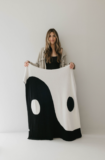 FOREVER FRENCH YIN YANG  ☯︎ | Plush Blanket (COLLECTIVE)
