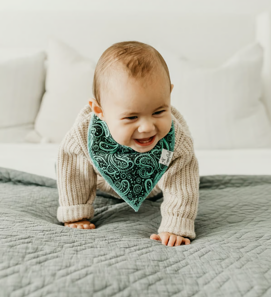 COPPER PEARL BANDANA BIB  SET |  JO