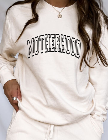 SAVED BY GRACE Motherhood Varsity Pullover (COLLECTIVE)