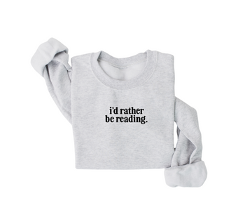 SAVED BY GRACE I'd Rather Be Reading Minimal Pullover (COLLECTIVE)