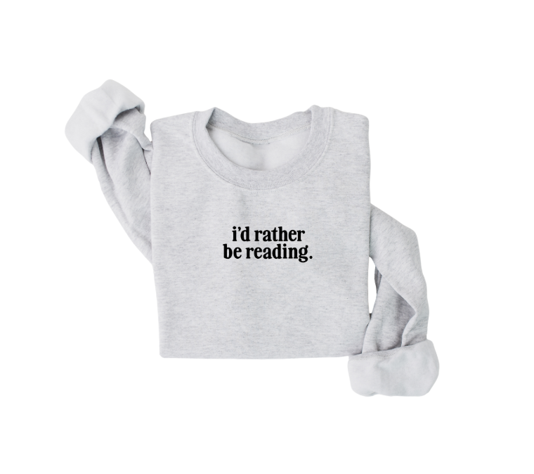 SAVED BY GRACE I'd Rather Be Reading Minimal Pullover (COLLECTIVE)