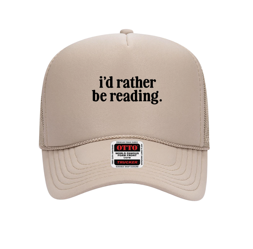 SAVED BY GRACE I'd Rather Be Reading Trucker Hat (COLLECTIVE)