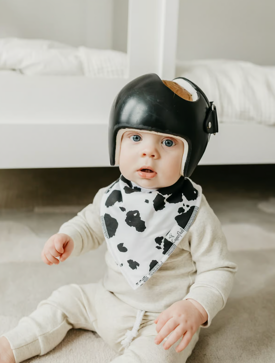 COPPER PEARL BANDANA BIB  SET |  JO