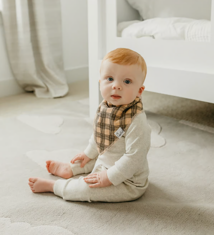 COPPER PEARL BANDANA BIB  SET |  JO