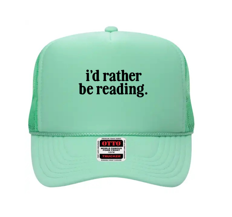SAVED BY GRACE I'd Rather Be Reading Trucker Hat (COLLECTIVE)