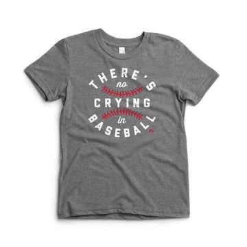 LEDGER THERE'S NO CRYING IN BASEBALL TEE | YOUTH + TODDLER + BABY