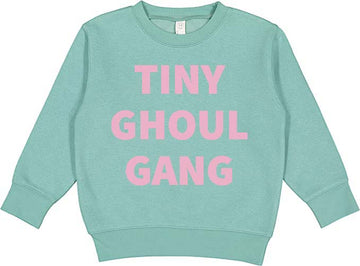 HOLLAND AVE TINY GHOUL GANG GIRLS HALLOWEEN CREW | TEAL