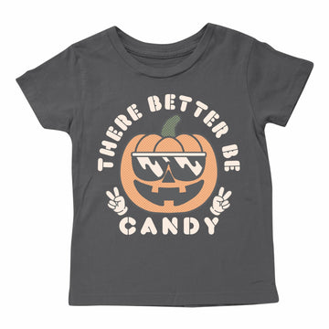 TINY WHALES THERE BETTER BE CANDY TEE | FADED BLACK