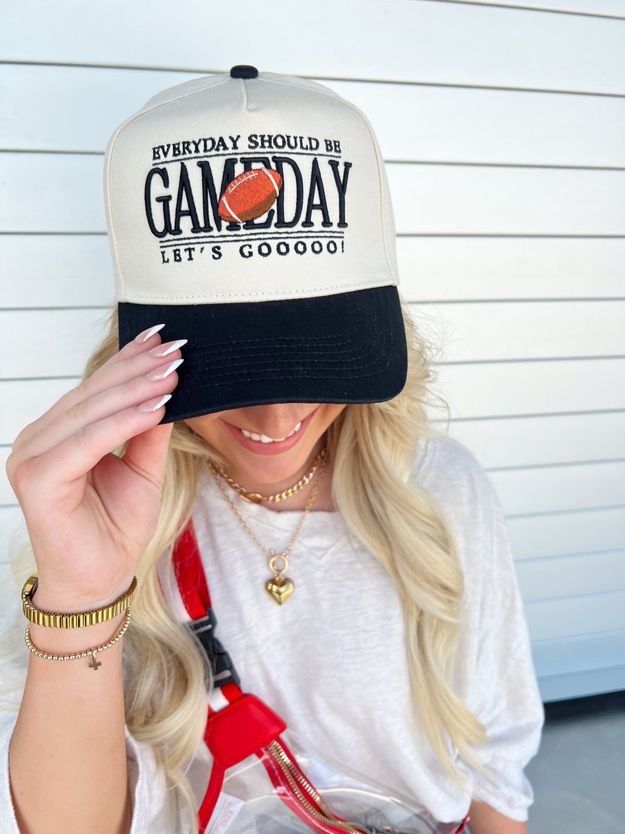 KENZ KUSTOMZ Everyday Should Be Gameday - Black Vintage Trucker Hat (COLLECTIVE)