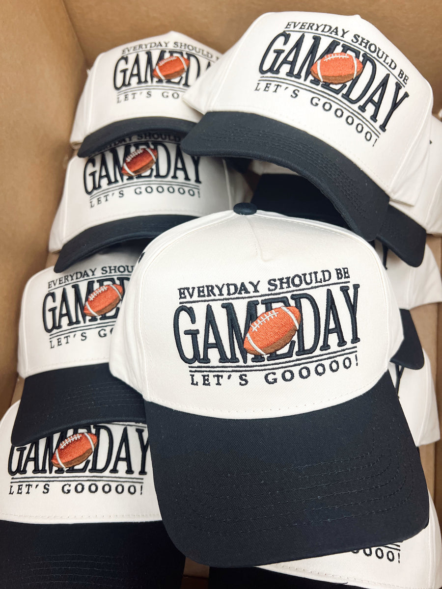 KENZ KUSTOMZ Everyday Should Be Gameday - Black Vintage Trucker Hat (COLLECTIVE)