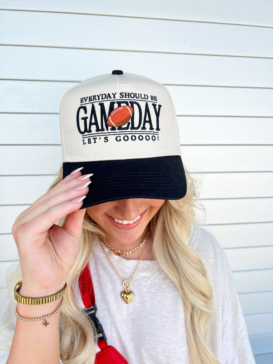 KENZ KUSTOMZ Everyday Should Be Gameday - Black Vintage Trucker Hat (COLLECTIVE)
