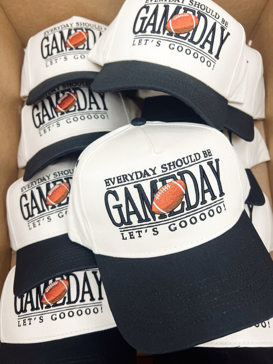 KENZ KUSTOMZ Everyday Should Be Gameday - Black Vintage Trucker Hat (COLLECTIVE)