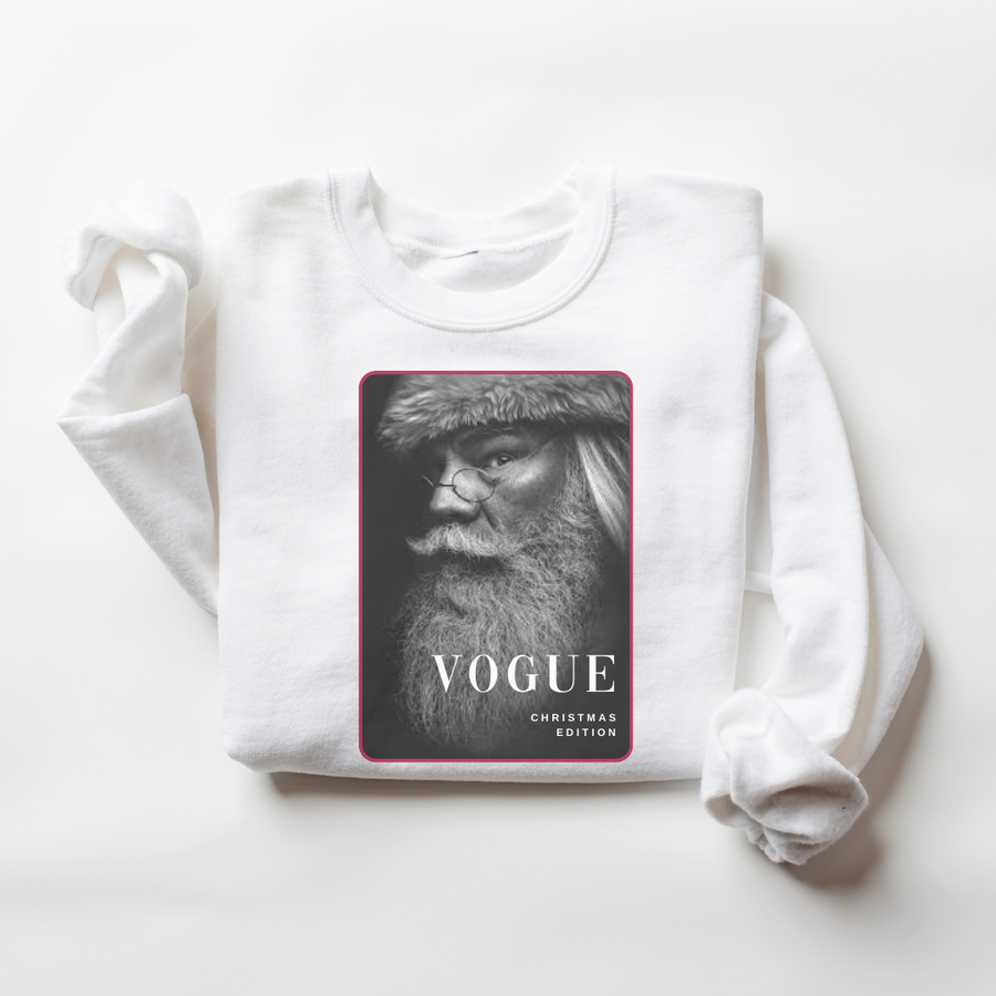 SAVED BY GRACE Vogue Santa Sweatshirt (COLLECTIVE)