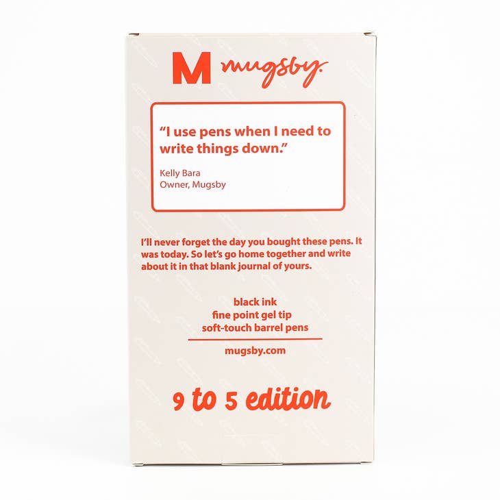 MUGSBY PEN EDITION SET | WORKING 9-5