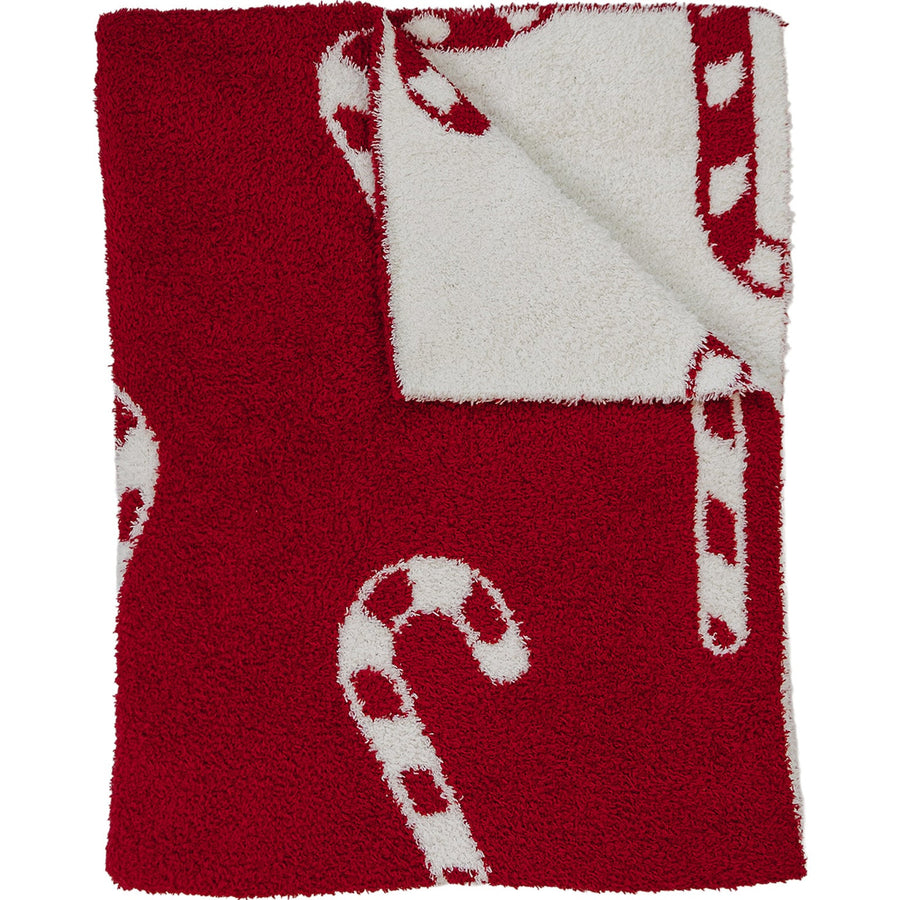 MEBIE BABY Candy Cane Plush Blanket (COLLECTIVE)