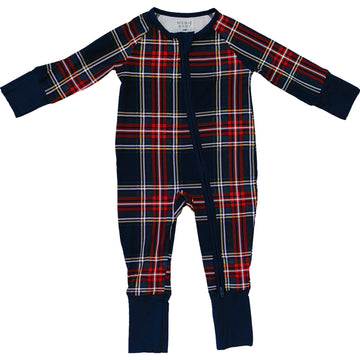 MEBIE BABY Christmas Plaid Bamboo Zipper (COLLECTIVE)